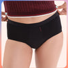 Teen Period Panty/Cotton | Mid-Rise | Lo-Fi Black