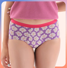 Teen Period Panty/Cotton | Mid Rise | Indie Floral