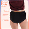 Teen Period Panty/Cotton | Mid-Rise | Lo-Fi Black
