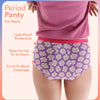 Teen Period Panty/Cotton | Mid-Rise | Indie Floral
