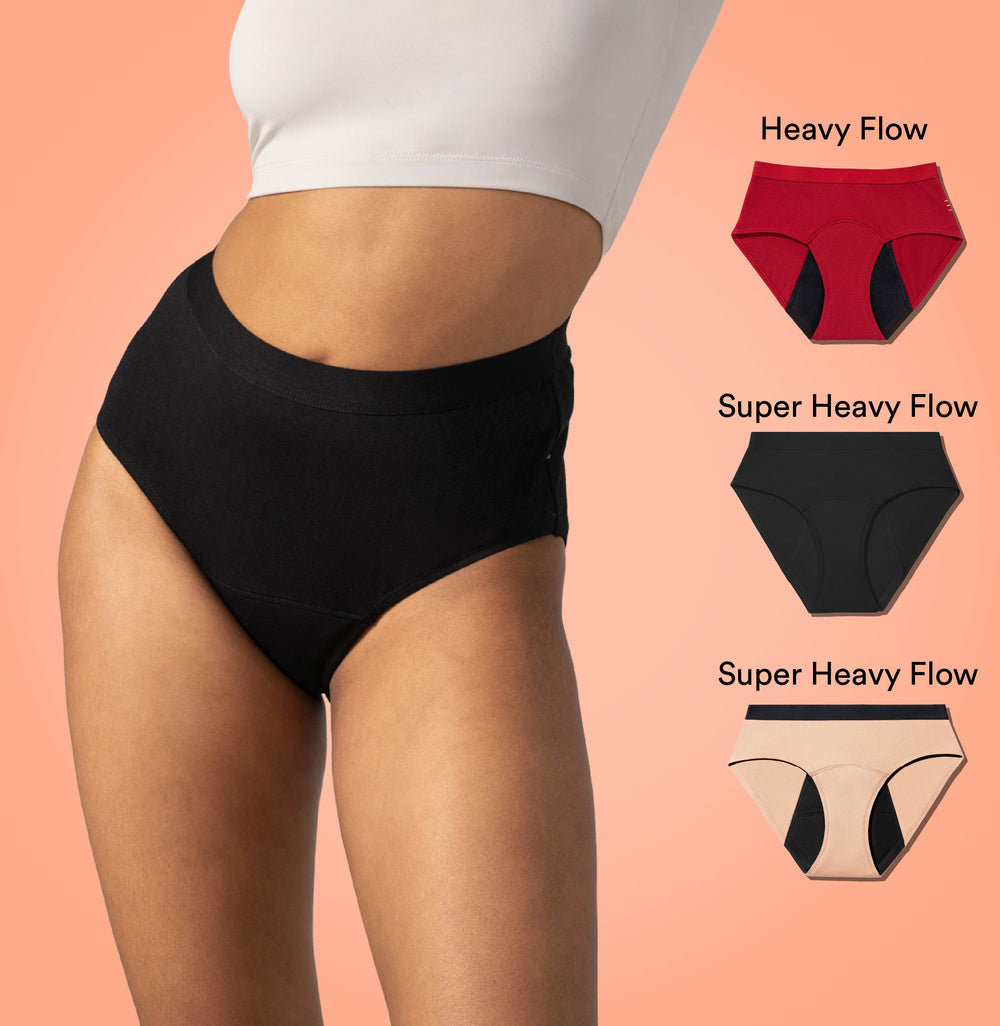Max Flow Cotton 3-Pack/High-Rise | Multi | Set of 3