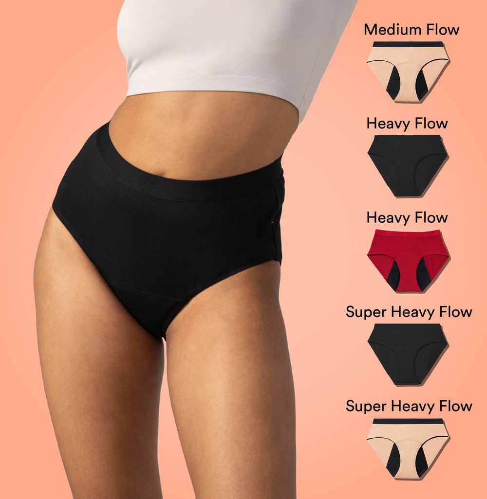 Full Cycle Flow Cotton Pack/High-Rise | Multi | Set of 5