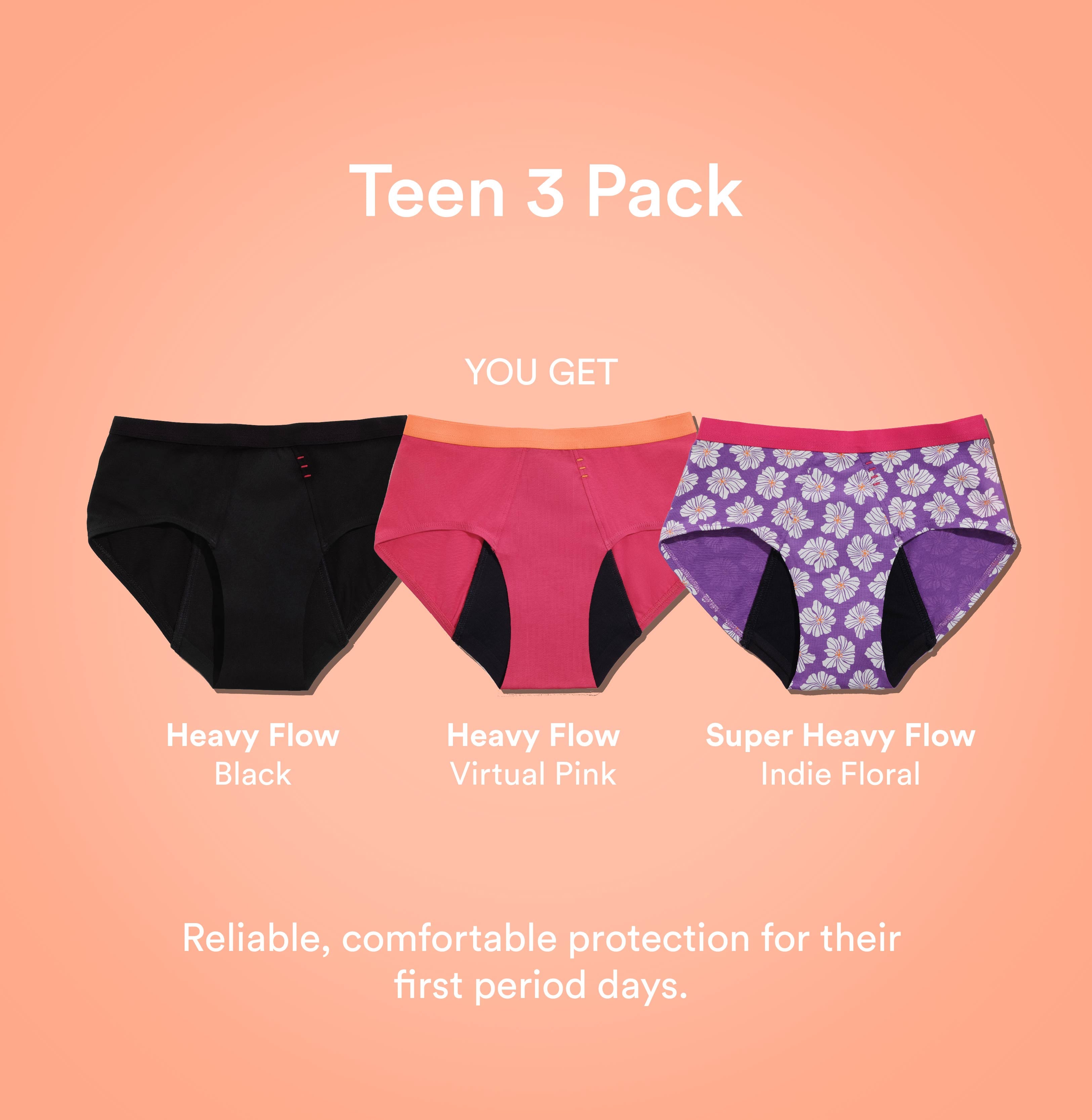 Teen 3 Pack/Mid-Rise | Multi | Set of 3