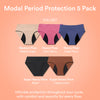 Modal Period Protection 5 Pack/Mid-Rise | Multi | Set of 5