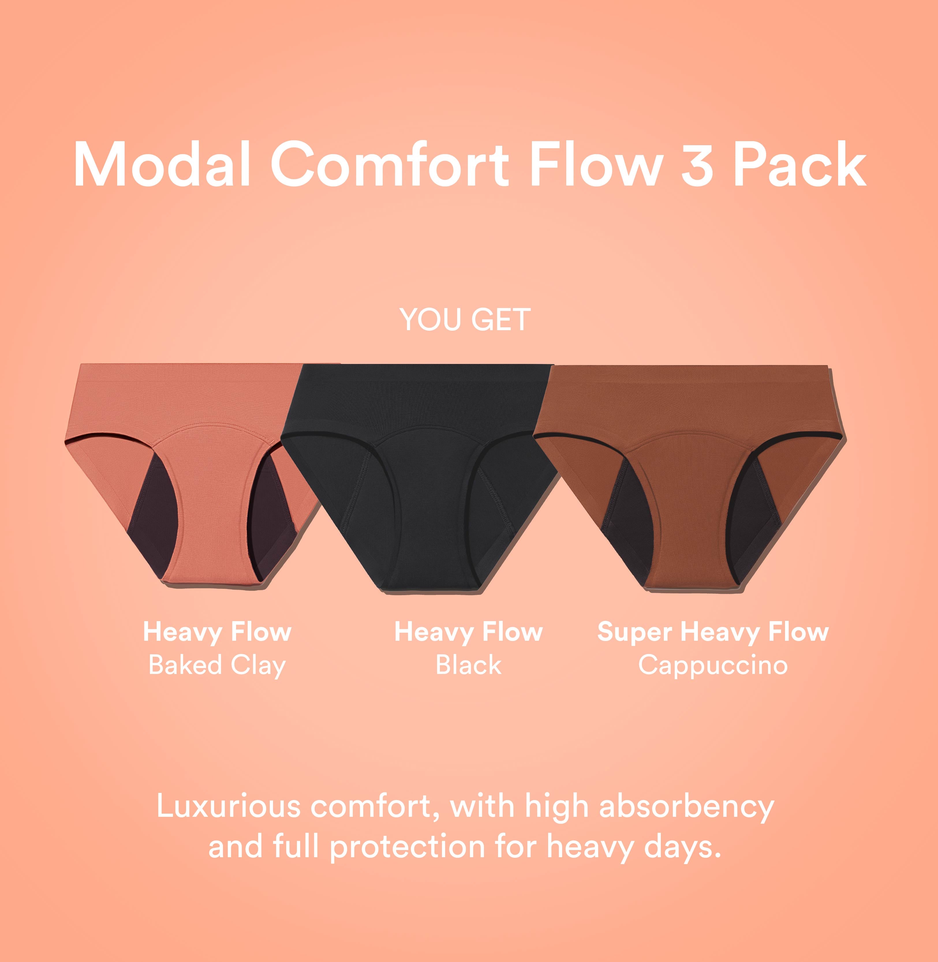 Modal Comfort Flow Pack/High-Rise | Multi | Set of 3