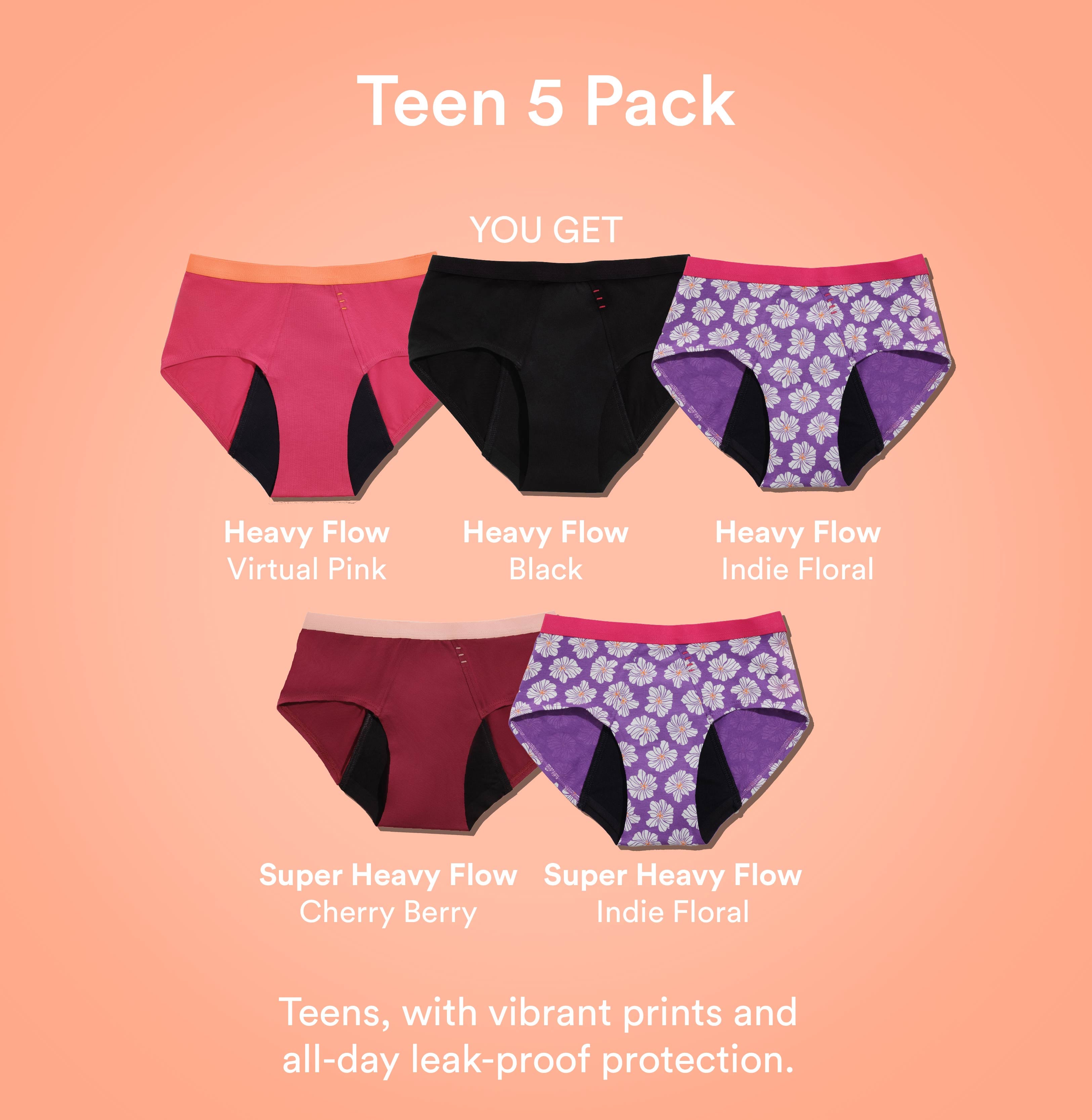 Teen 5 Pack/Mid-Rise | Multi | Set of 5