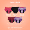 Teen 5 Pack/Mid-Rise | Multi | Set of 5
