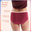 Teen Period Panty/Cotton | Mid-Rise | Cherry Berry