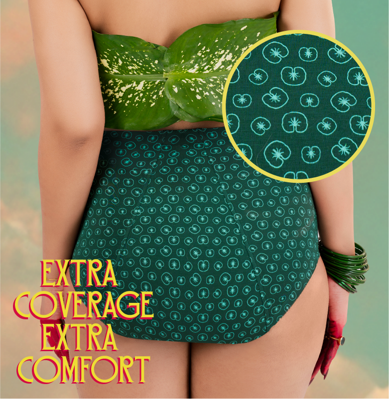 Modal Period Panty/High-Rise | Forest Lily