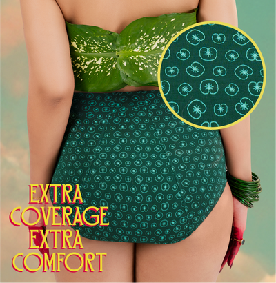 Modal Period Panty/High-Rise | Forest Lily
