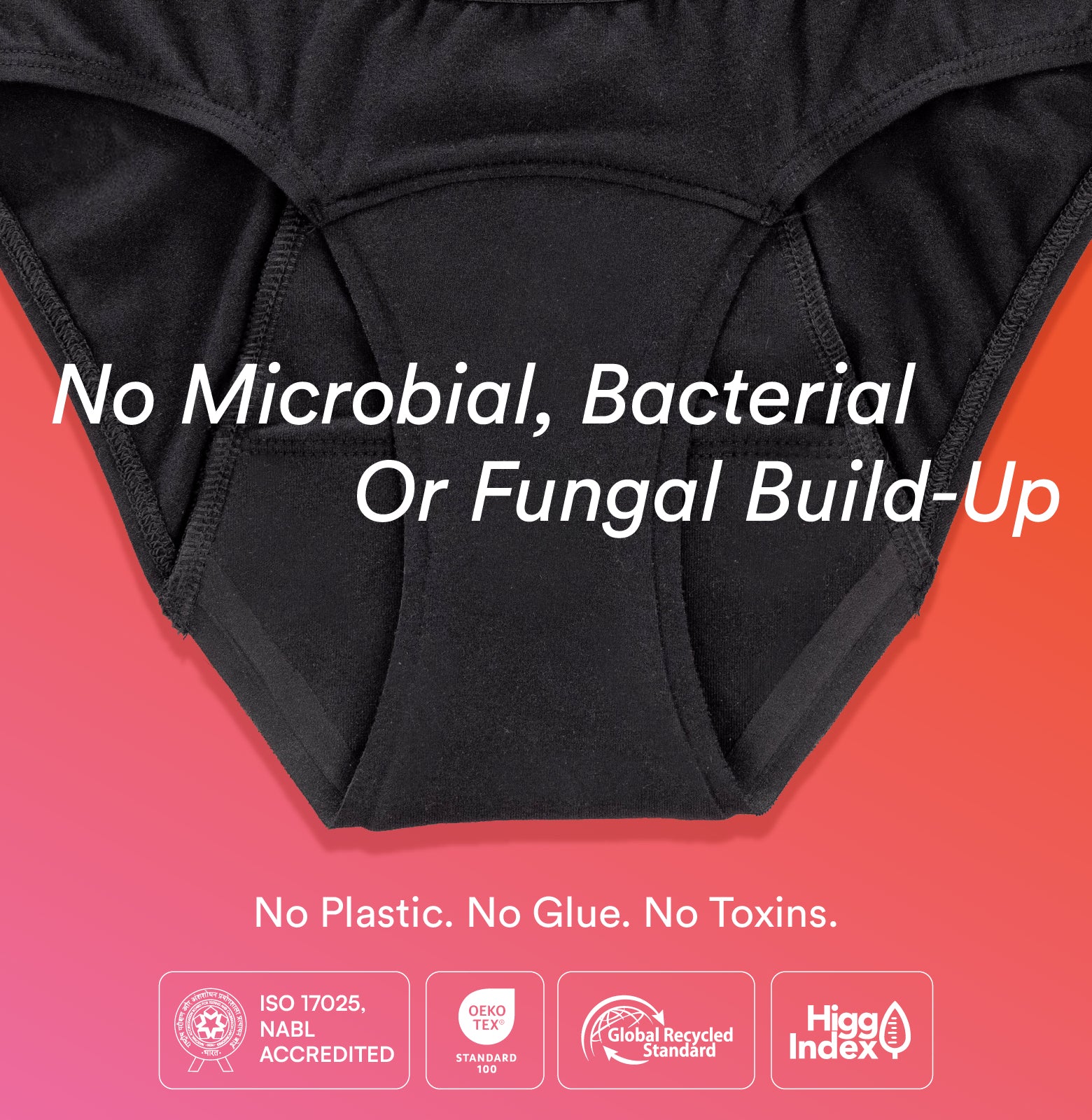 Daily Panty Liner Underwear/Modal | Mid Rise | Baked Clay