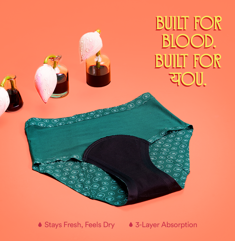 Modal Period Panty/High-Rise | Forest Lily