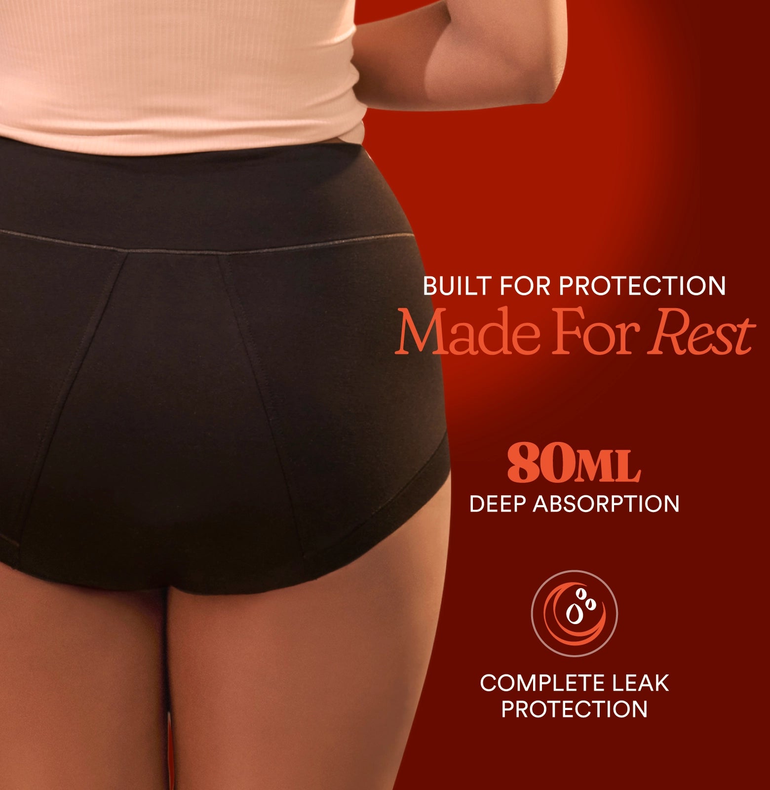 Deep Sleep Overnight Period Panty Pack/High Rise | Black | Set of 2