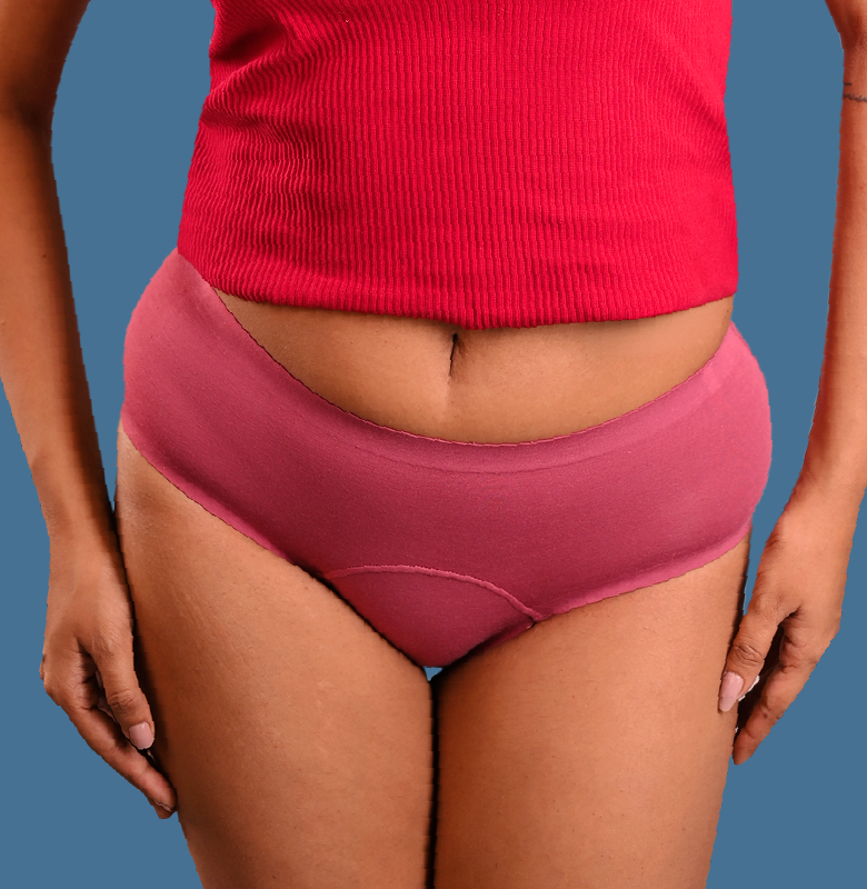 Modal Period Panty/Mid-Rise | Dark Berry