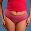 Modal Period Panty/Mid-Rise | Dark Berry