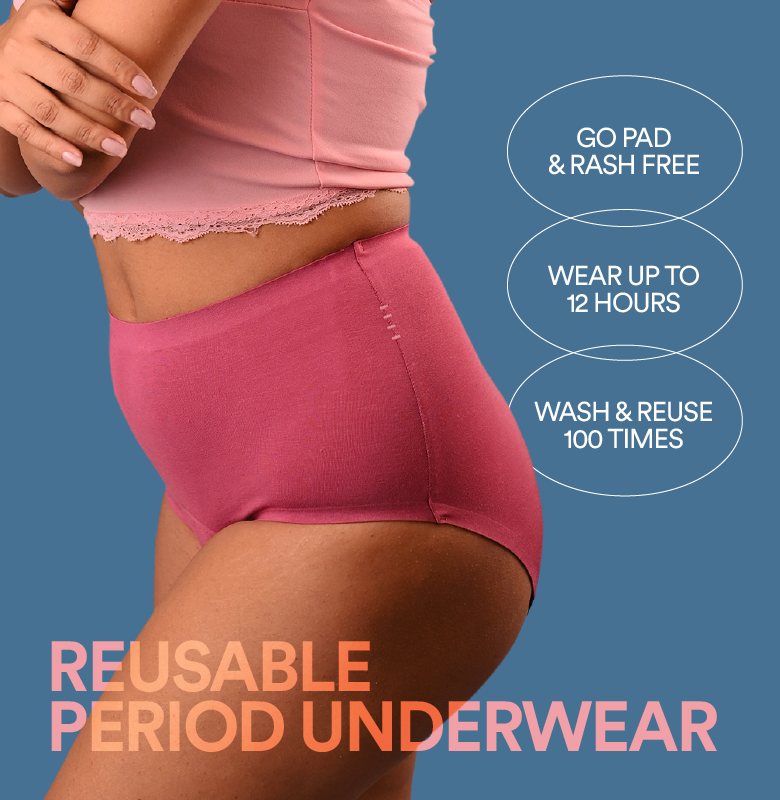 Modal Period Panty/High-Rise | Dark Berry