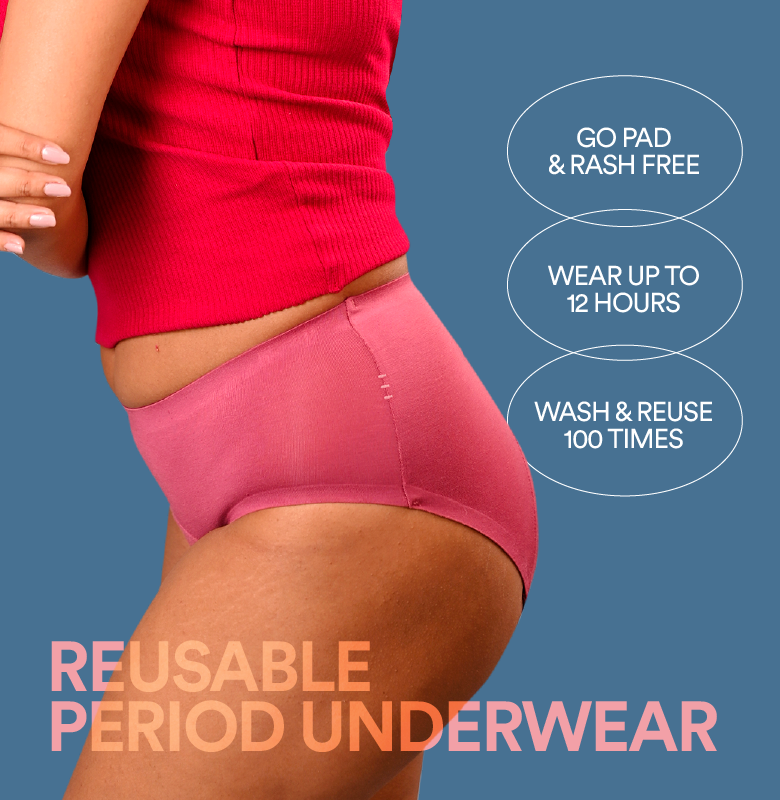 Modal Period Panty/Mid-Rise | Dark Berry