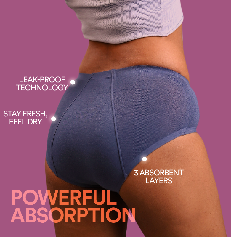 Modal Period Panty/Mid-Rise | Deep Navy