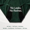 Cotton Period Panty/High-Rise | Pine Green