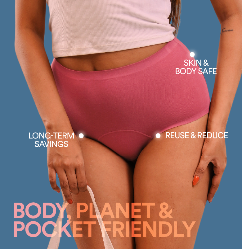 Modal Period Panty/High-Rise | Dark Berry