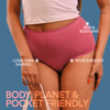 Modal Period Panty/High-Rise | Dark Berry