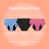 Modal Bloom 3 Pack/Mid-Rise | Multi | Set of 3