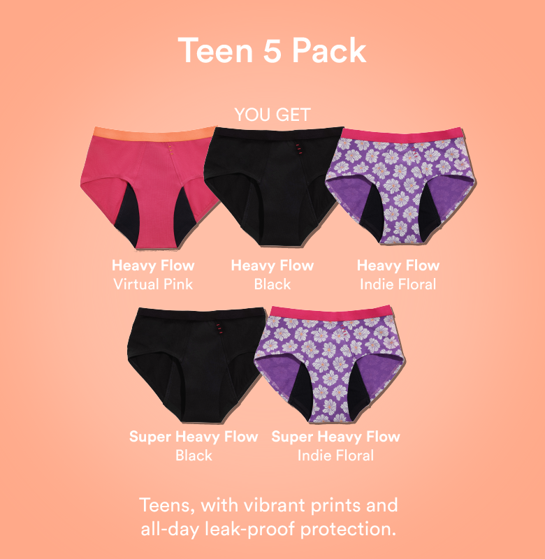 Teen 5 Pack/Mid-Rise | Multi | Set of 5