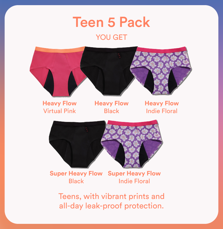 Teen 5 Pack/Mid-Rise | Multi | Set of 5