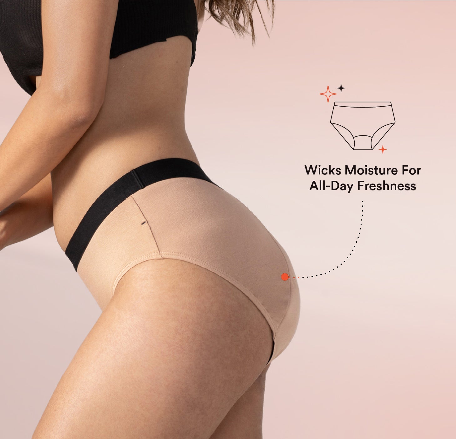 STAY DRY ABSORBENT PANTY/Cotton | Mid Rise | Roebuck