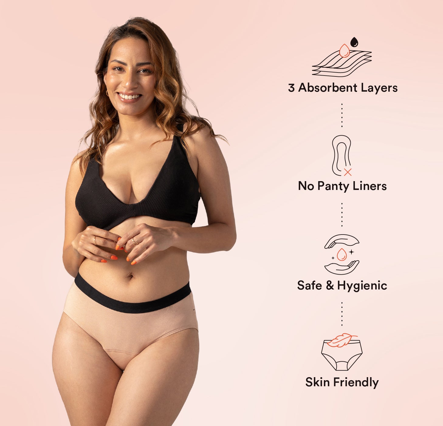 STAY DRY ABSORBENT PANTY/Cotton | Mid Rise | Roebuck