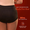 Deep Sleep Overnight Period Panty/High-Rise | Black