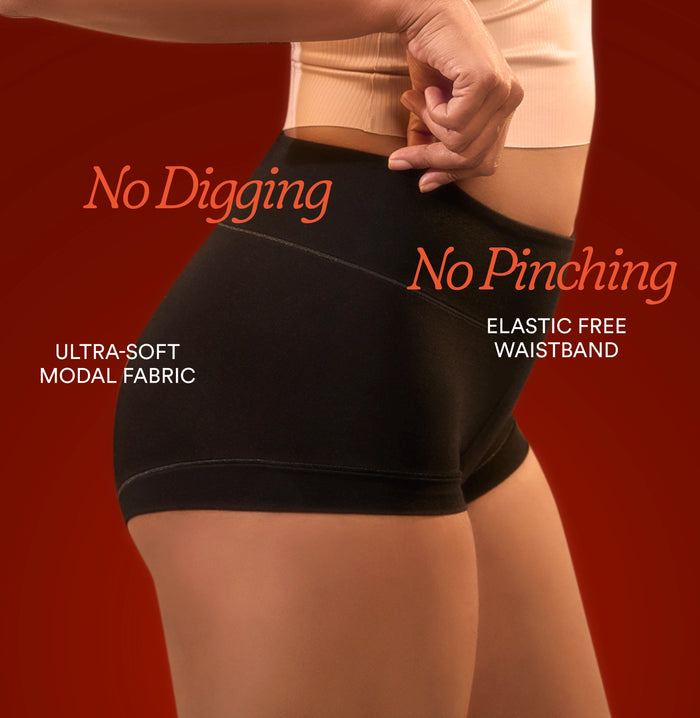Deep Sleep Overnight Period Panty/High-Rise | Black