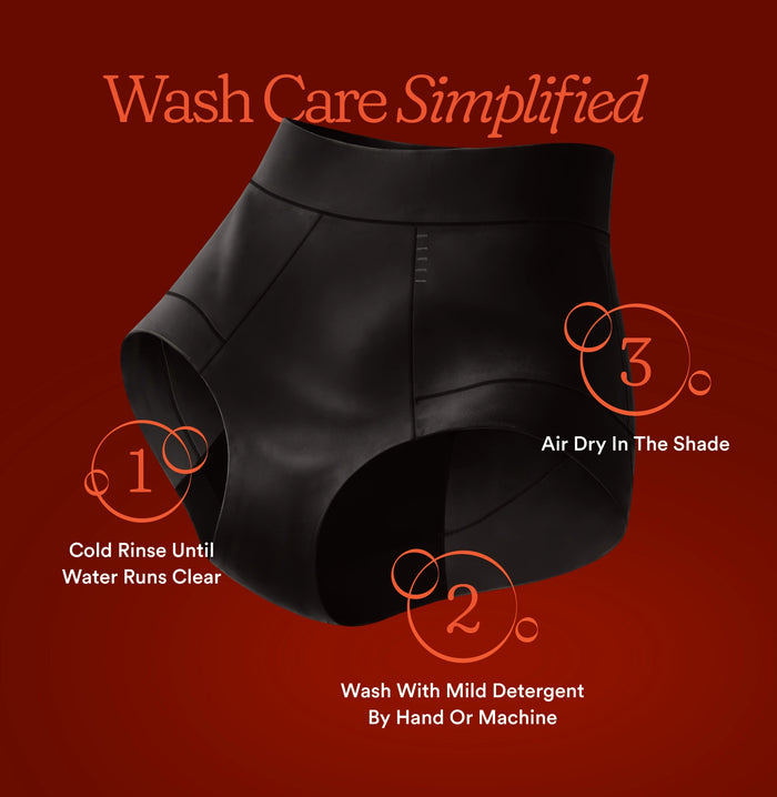 Deep Sleep Overnight Period Panty/High-Rise | Black