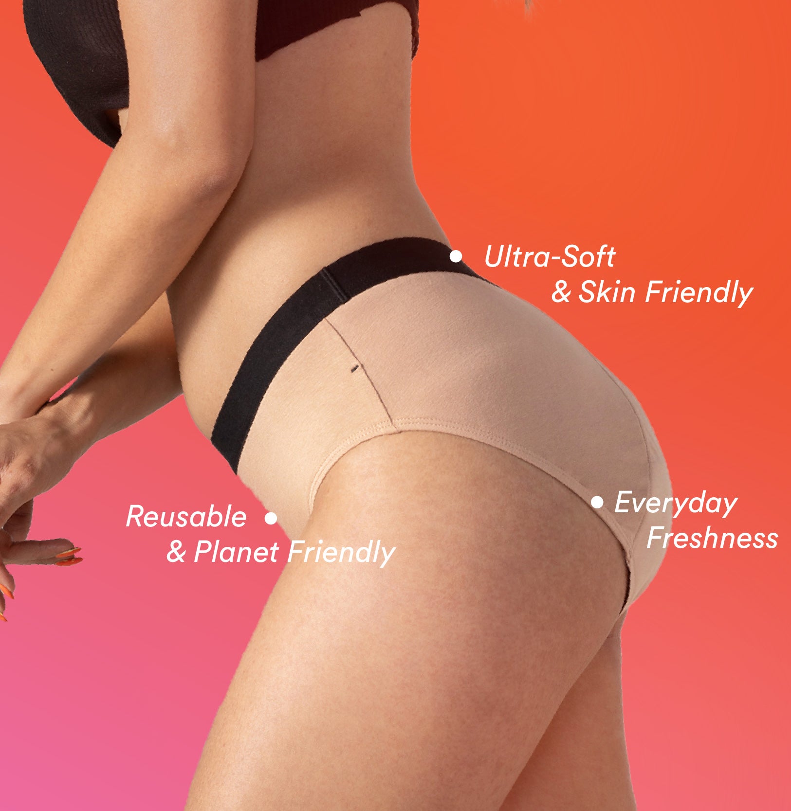 Daily Panty Liner Underwear/Cotton | Mid Rise | Roebuck