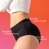 Daily Panty Liner Underwear/Cotton | High Rise | Black