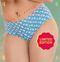 Modal Period Panty/Mid-Rise | Blush Lotus