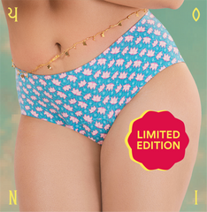 Modal Period Panty/Mid-Rise | Blush Lotus