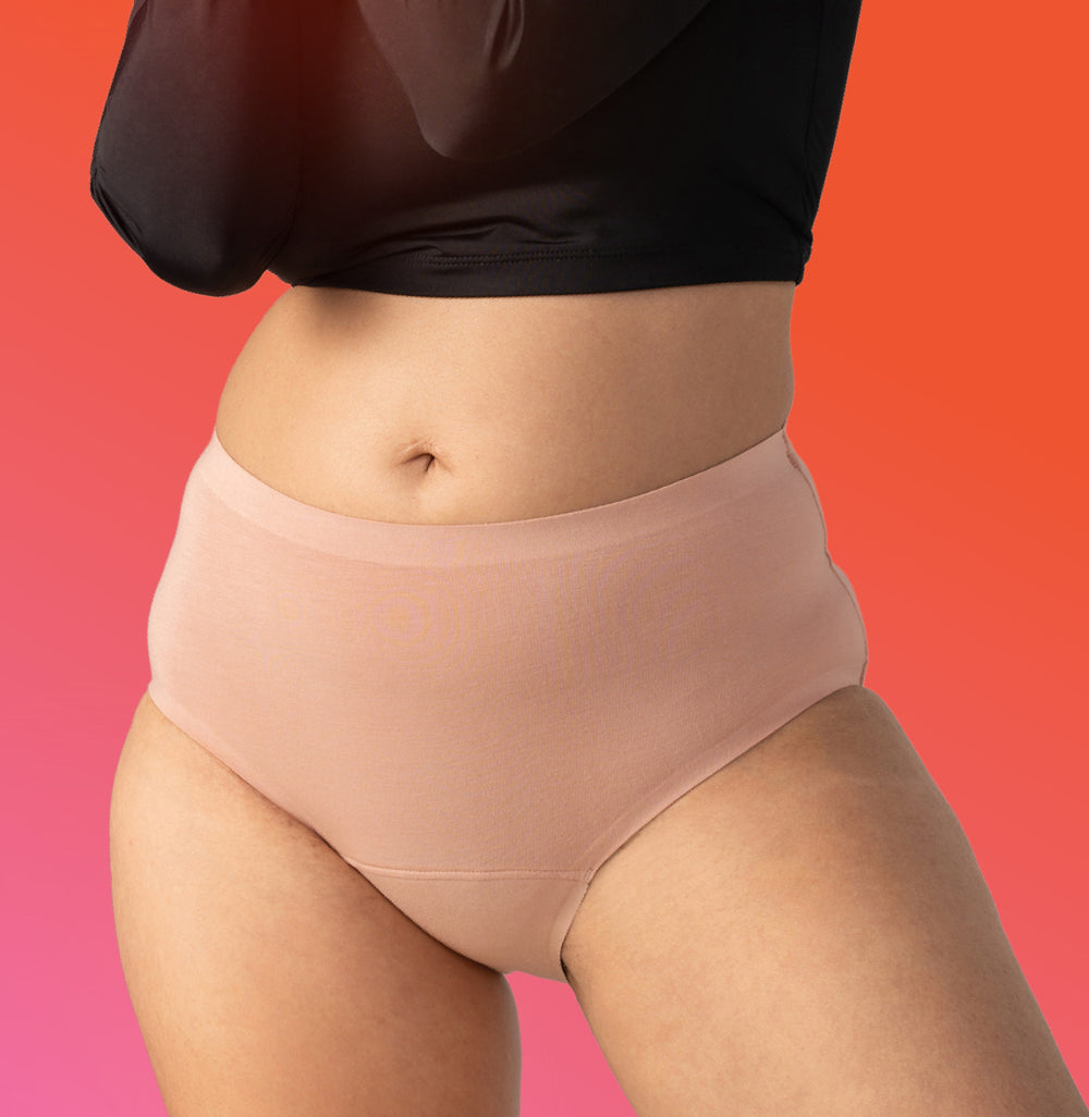 Daily Panty Liner Underwear/Modal | Mid-Rise | Maple Sugar