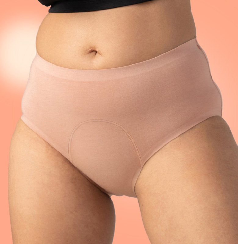 Maplesugar Modal Leakproof period panties on a person