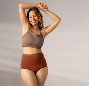 Oh So Soft Period Underwear/Modal | High-Rise | Cappuccino