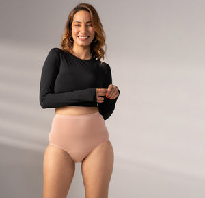 Oh So Soft Period Underwear/Modal | High-Rise | Maple Sugar