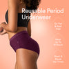 Cotton Period Panty/High-Rise | Berry Purple