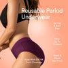 Cotton Period Panty/Mid-Rise | Berry Purple