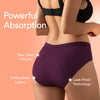 Cotton Period Panty/Mid-Rise | Berry Purple