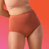 Daily Panty Liner Underwear/Modal | High Rise | Baked Clay