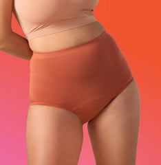 Daily Panty Liner Underwear/Modal | High Rise | Baked Clay