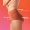 Daily Panty Liner Underwear/Modal | High Rise | Baked Clay