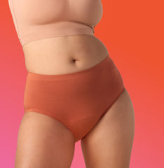 Daily Panty Liner Underwear/Modal | Mid Rise | Baked Clay