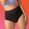 Daily Panty Liner Underwear/Modal | High Rise | Black