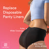 Daily Panty Liner Underwear/Modal | High Rise | Black